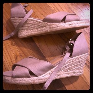 Talbots wedge espadrilles, never worn